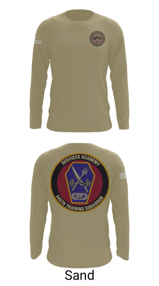 Long Sleeve Performance Shirt, 345 TRS, Air Force, Teamtime, Team time, sublimation, custom sports apparel, team uniforms, spirit wear, spiritwear, sports uniforms, custom shirts, team store, custom team store, fundraiser sports, apparel fundraiser