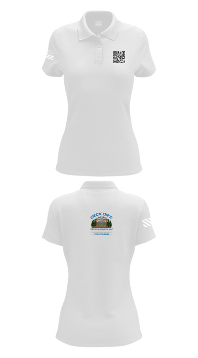 Deck Dr’s Decks and Fences 2773832 Women's Short Sleeve Performance Polo  - 17