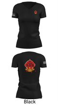 3 O's 95365157 Women's Short Sleeve V-neck Shirt - 38