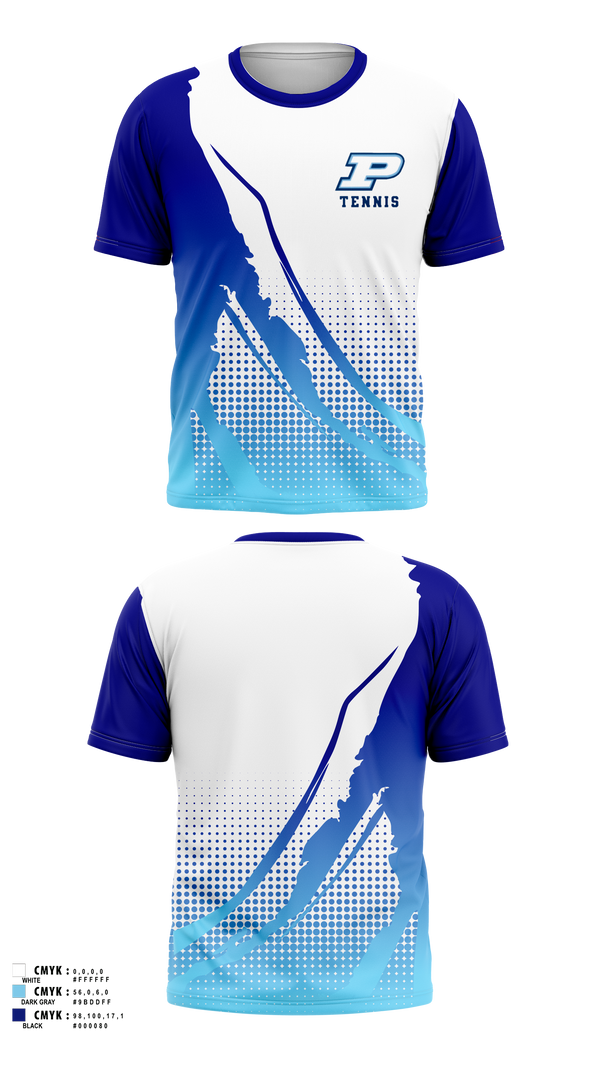 Short Sleeve Performance Shirt, Miami Palmetto Senior High School Tennis, Tennis, Teamtime, Team time, sublimation, custom sports apparel, team uniforms, spirit wear, spiritwear, sports uniforms, custom shirts, team store, custom team store, fundraiser sports, apparel fundraiser