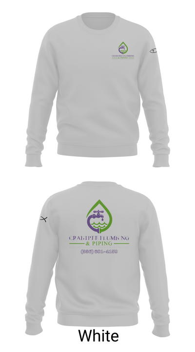 Crabtree Plumbing & Piping 20827864 Crew Neck Sweatshirt - 2