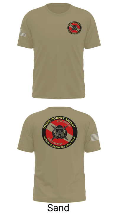 Otero County Sheriff 37164505 Old School Cotton Feel Shirt - 85