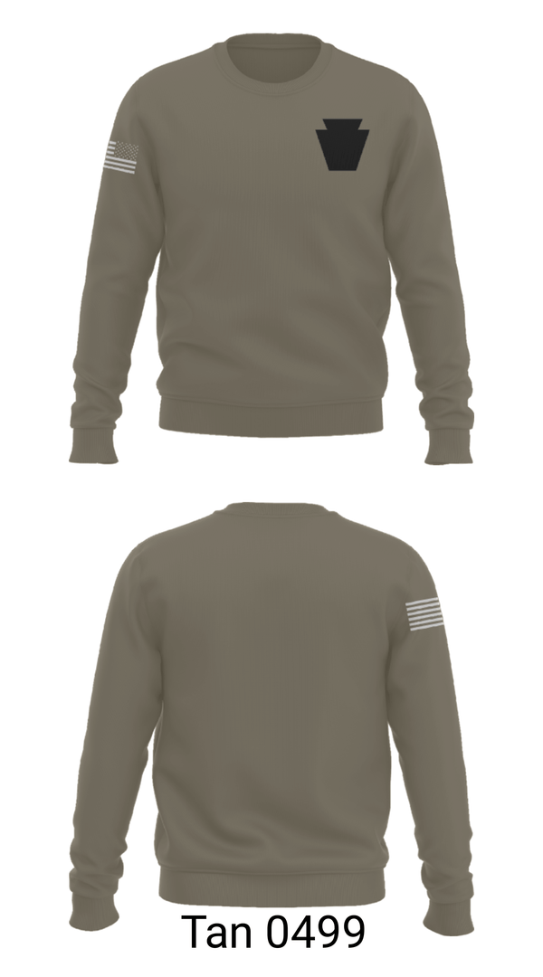 Crew Neck Sweatshirt, Blackout, National Guard, Teamtime, Team time, sublimation, custom sports apparel, team uniforms, spirit wear, spiritwear, sports uniforms, custom shirts, team store, custom team store, fundraiser sports, apparel fundraiser