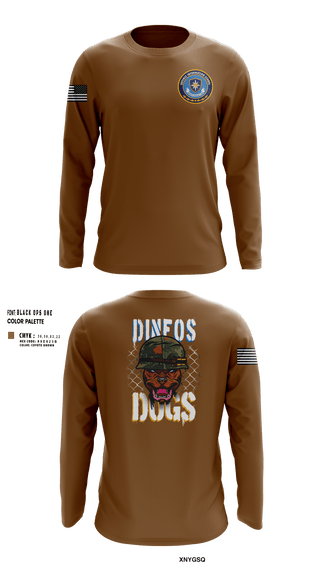 Long Sleeve Performance Shirt, DINFOS, Army, Teamtime, Team time, sublimation, custom sports apparel, team uniforms, spirit wear, spiritwear, sports uniforms, custom shirts, team store, custom team store, fundraiser sports, apparel fundraiser