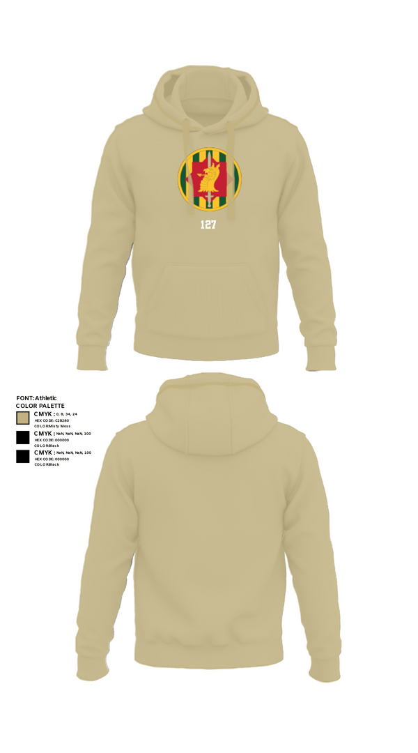 Hoodie, 127, Army, Teamtime, Team time, sublimation, custom sports apparel, team uniforms, spirit wear, spiritwear, sports uniforms, custom shirts, team store, custom team store, fundraiser sports, apparel fundraiser