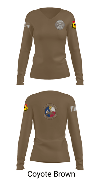 Womens Long Sleeve Vneck Shirt, B Co 615th ASB - Tangos, Army, Teamtime, Team time, sublimation, custom sports apparel, team uniforms, spirit wear, spiritwear, sports uniforms, custom shirts, team store, custom team store, fundraiser sports, apparel fundraiser