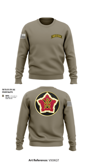 Crew Neck Sweatshirt, Recon, Army, Teamtime, Team time, sublimation, custom sports apparel, team uniforms, spirit wear, spiritwear, sports uniforms, custom shirts, team store, custom team store, fundraiser sports, apparel fundraiser