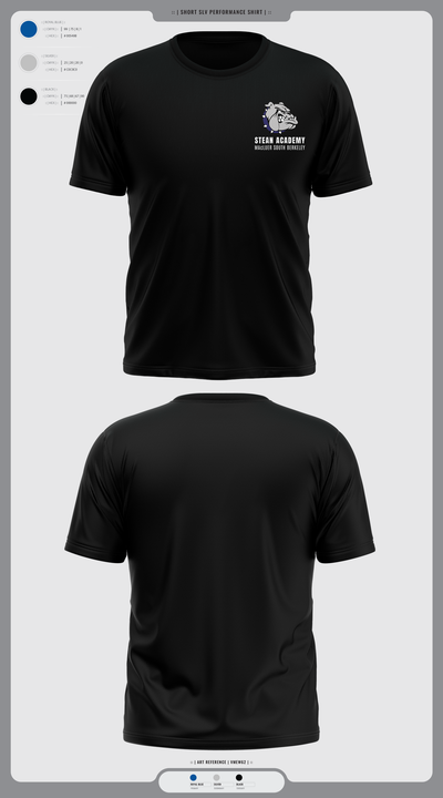 Steam Academy at McCluer South Berkeley 57920601 Short Sleeve Performance Shirt - 3