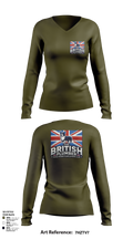 The British Plumber 23773997 Women's Long Sleeve V-neck Shirt - 121
