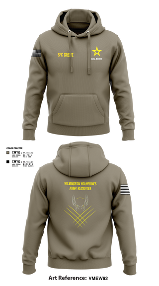 Hoodie, Wilmington Army Recruiting Station, Army, Teamtime, Team time, sublimation, custom sports apparel, team uniforms, spirit wear, spiritwear, sports uniforms, custom shirts, team store, custom team store, fundraiser sports, apparel fundraiser