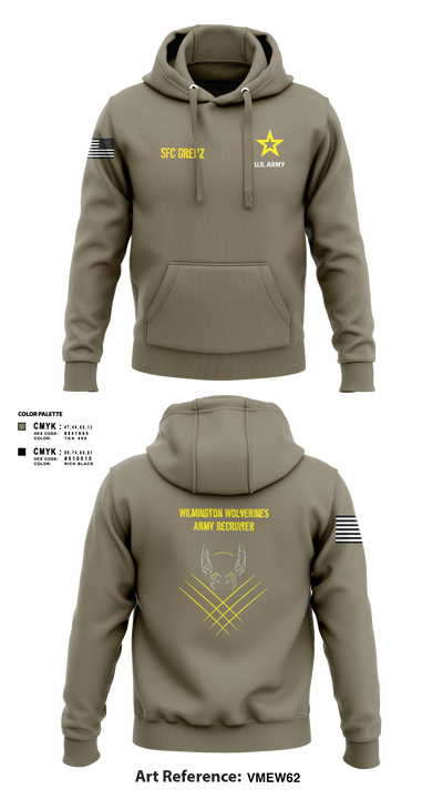 Wilmington Army Recruiting Station 61290621 Hoodie - 3