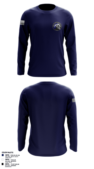 Long Sleeve Performance Polo, The Elite Force Llc, Police, Teamtime, Team time, sublimation, custom sports apparel, team uniforms, spirit wear, spiritwear, sports uniforms, custom shirts, team store, custom team store, fundraiser sports, apparel fundraiser