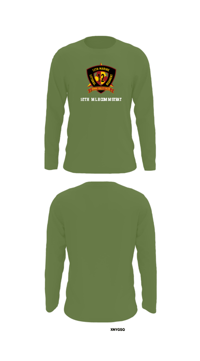 12th MLR COMMSTRAT 81672538 Long Sleeve Performance Shirt - 52
