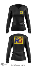 Rg remodeling 25459976 Women's Long Sleeve V-neck Shirt -1 134