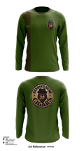 Bearded Bear Cigars 58780809 Long Sleeve Performance Shirt 105