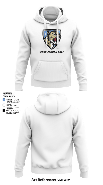 West Jordan High School Golf 27637623 Hoodie - 3