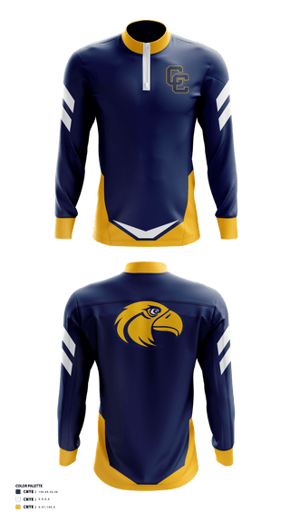 Quarter Zip Jacket, Columbia Central Senior High School Golf, Golf, Teamtime, Team time, sublimation, custom sports apparel, team uniforms, spirit wear, spiritwear, sports uniforms, custom shirts, team store, custom team store, fundraiser sports, apparel fundraiser
