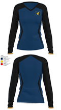 Moorefield High School Softball 52504987 Women's Long Sleeve V-neck Shirt - 28