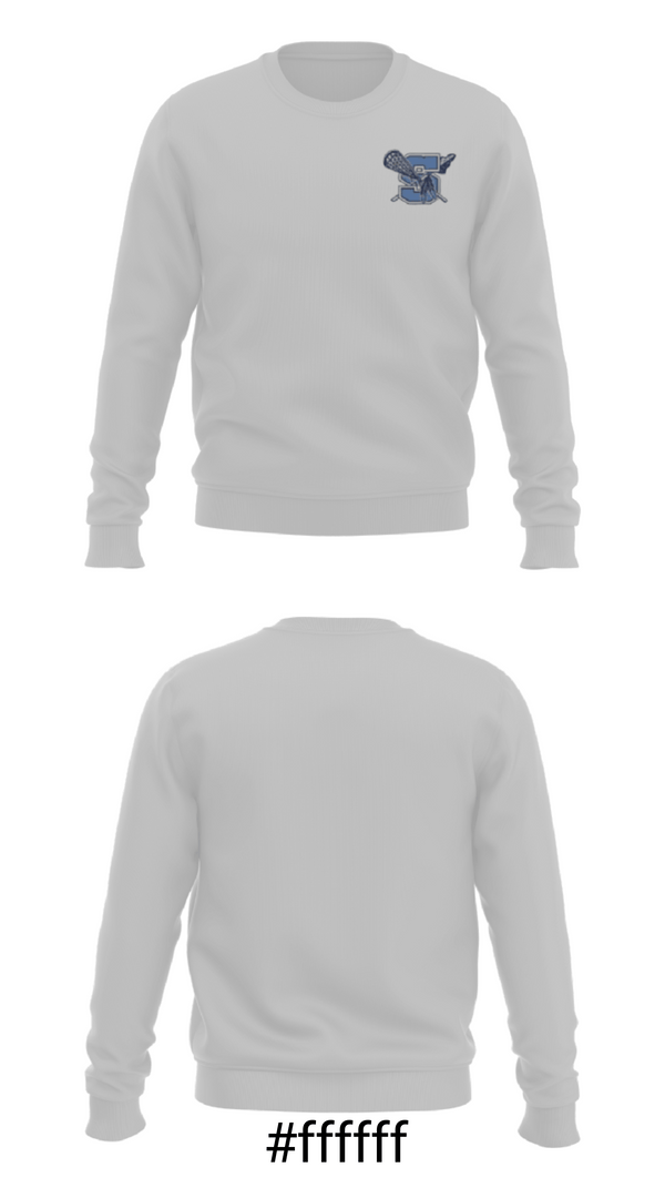 Crew Neck Sweatshirt, Seekonk Youth Lacrosse Association, Men's Lacrosse, Teamtime, Team time, sublimation, custom sports apparel, team uniforms, spirit wear, spiritwear, sports uniforms, custom shirts, team store, custom team store, fundraiser sports, apparel fundraiser