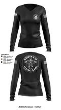 USS Patriot 22080502 Women's Long Sleeve V-neck Shirt - 3