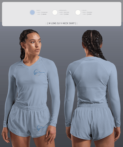 Elite Coats 502 93700817 Women's Long Sleeve V-neck Shirt - 1