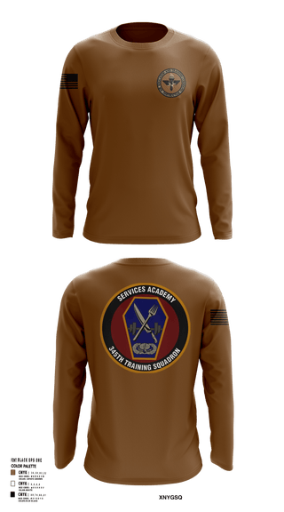 Long Sleeve Performance Shirt, 345 TRS, Air Force, Teamtime, Team time, sublimation, custom sports apparel, team uniforms, spirit wear, spiritwear, sports uniforms, custom shirts, team store, custom team store, fundraiser sports, apparel fundraiser