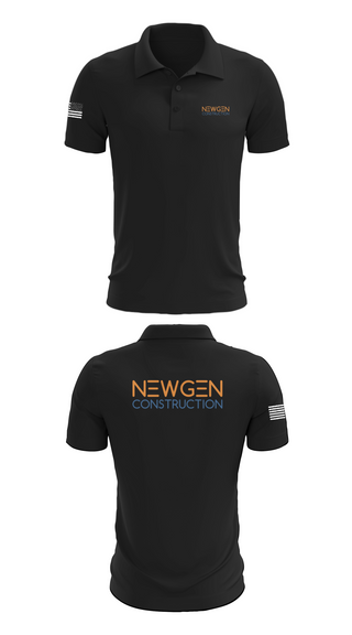 Short Sleeve Performance Polo, Newgen Constrction, , Teamtime, Team time, sublimation, custom sports apparel, team uniforms, spirit wear, spiritwear, sports uniforms, custom shirts, team store, custom team store, fundraiser sports, apparel fundraiser
