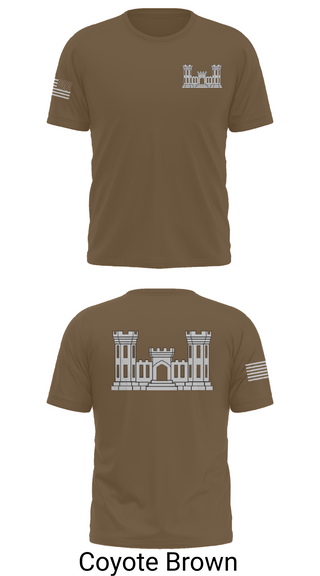 Old School Cotton Feel Shirt, 250TH ENGINEERING COMPANY, National Guard, Teamtime, Team time, sublimation, custom sports apparel, team uniforms, spirit wear, spiritwear, sports uniforms, custom shirts, team store, custom team store, fundraiser sports, apparel fundraiser