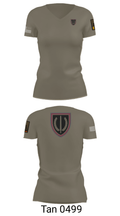 KSK 32447912 Women's Short Sleeve V-neck Shirt - 68