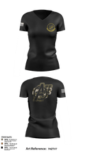 509 OSS 20473594 Women's Short Sleeve V-neck Shirt - 103
