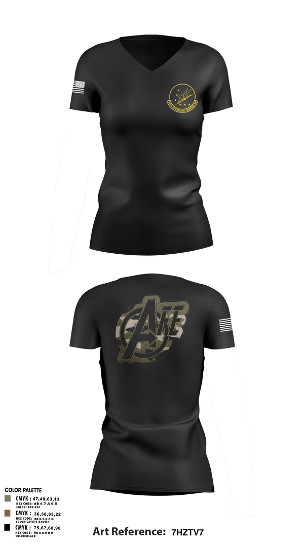 Womens Short Sleeve Vneck Shirt, 509 OSS, Air Force, Teamtime, Team time, sublimation, custom sports apparel, team uniforms, spirit wear, spiritwear, sports uniforms, custom shirts, team store, custom team store, fundraiser sports, apparel fundraiser