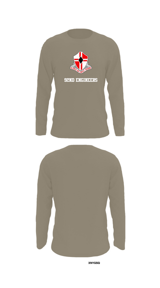 Long Sleeve Performance Shirt, 92nd Engineers, , Teamtime, Team time, sublimation, custom sports apparel, team uniforms, spirit wear, spiritwear, sports uniforms, custom shirts, team store, custom team store, fundraiser sports, apparel fundraiser