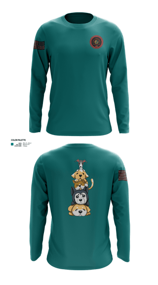 Long Sleeve Performance Shirt, Cranberry Country K9s, , Teamtime, Team time, sublimation, custom sports apparel, team uniforms, spirit wear, spiritwear, sports uniforms, custom shirts, team store, custom team store, fundraiser sports, apparel fundraiser