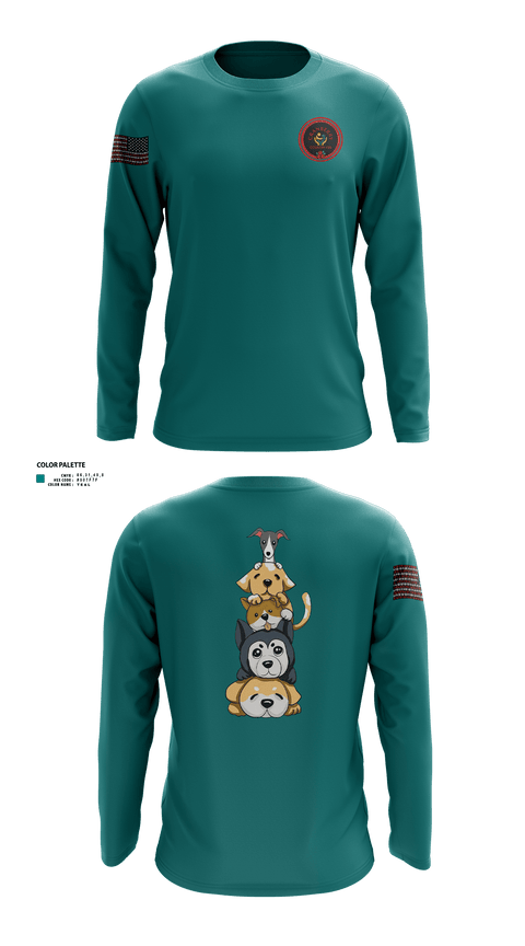 Long Sleeve Performance Shirt, Cranberry Country K9s, , Teamtime, Team time, sublimation, custom sports apparel, team uniforms, spirit wear, spiritwear, sports uniforms, custom shirts, team store, custom team store, fundraiser sports, apparel fundraiser