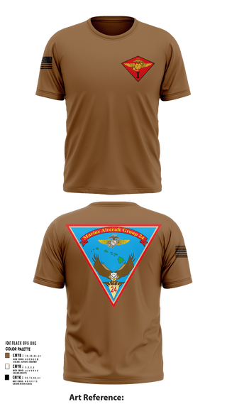 Short Sleeve Performance Shirt, Marine Air Group 24, Marines, Teamtime, Team time, sublimation, custom sports apparel, team uniforms, spirit wear, spiritwear, sports uniforms, custom shirts, team store, custom team store, fundraiser sports, apparel fundraiser
