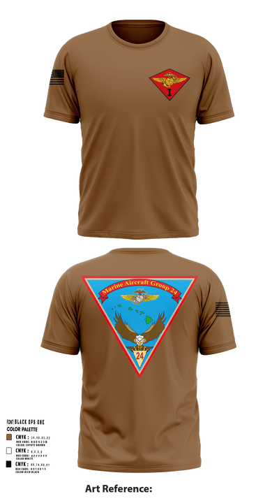 Marine Air Group 24 32391498 Short Sleeve Performance Shirt - 122