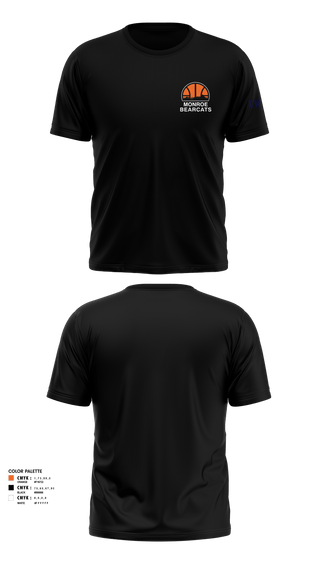 Short Sleeve Performance Shirt, Monroe High School Basketball, Women's Basketball, Teamtime, Team time, sublimation, custom sports apparel, team uniforms, spirit wear, spiritwear, sports uniforms, custom shirts, team store, custom team store, fundraiser sports, apparel fundraiser