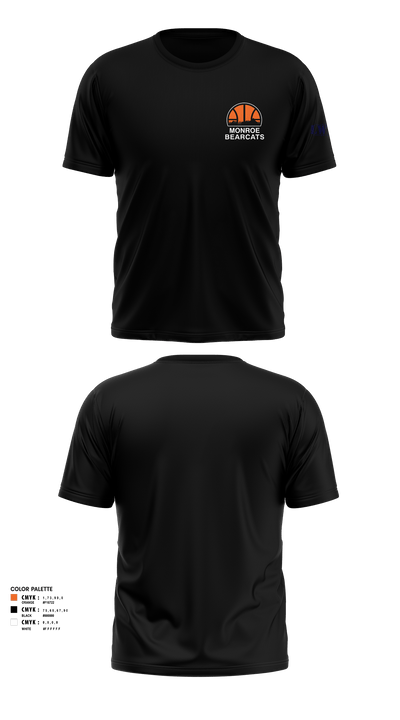 Monroe High School Basketball 86135082 Short Sleeve Performance Shirt - 1