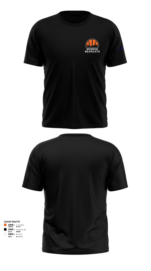 Short Sleeve Performance Shirt, Monroe High School Basketball, Women's Basketball, Teamtime, Team time, sublimation, custom sports apparel, team uniforms, spirit wear, spiritwear, sports uniforms, custom shirts, team store, custom team store, fundraiser sports, apparel fundraiser