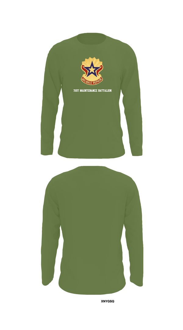 Long Sleeve Performance Shirt, 71st Maintenance Battalion, Army, Teamtime, Team time, sublimation, custom sports apparel, team uniforms, spirit wear, spiritwear, sports uniforms, custom shirts, team store, custom team store, fundraiser sports, apparel fundraiser