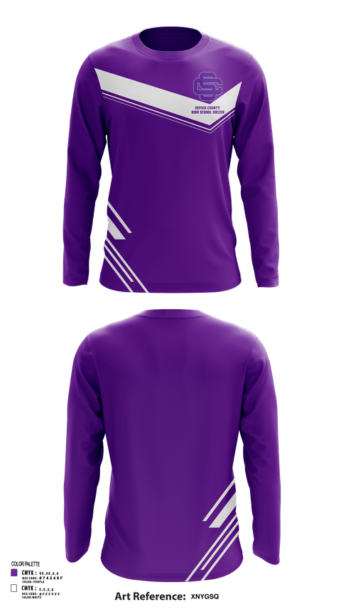 Long Sleeve Performance Shirt, Sevier County High School Soccer, Men's Soccer, Teamtime, Team time, sublimation, custom sports apparel, team uniforms, spirit wear, spiritwear, sports uniforms, custom shirts, team store, custom team store, fundraiser sports, apparel fundraiser