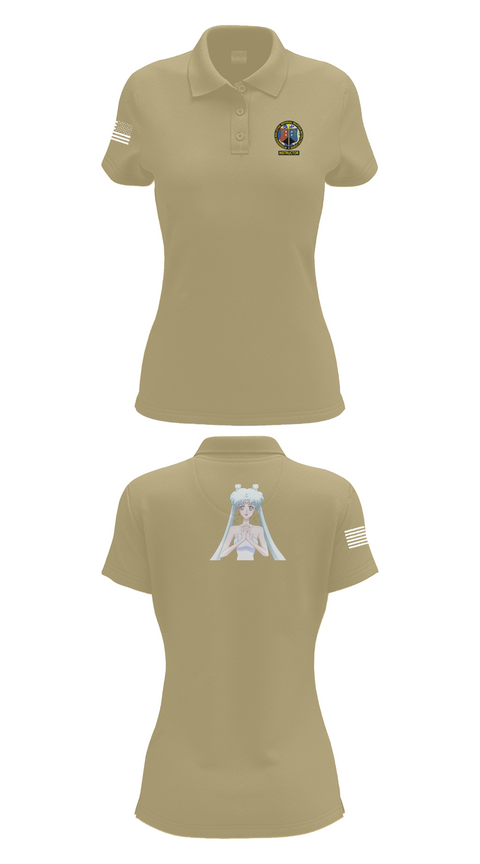 Womens Short Sleeve Performance Polo, MARDET Fort Leonard Wood Basic Military Police School House (FLW) INIWIC, , Teamtime, Team time, sublimation, custom sports apparel, team uniforms, spirit wear, spiritwear, sports uniforms, custom shirts, team store, custom team store, fundraiser sports, apparel fundraiser