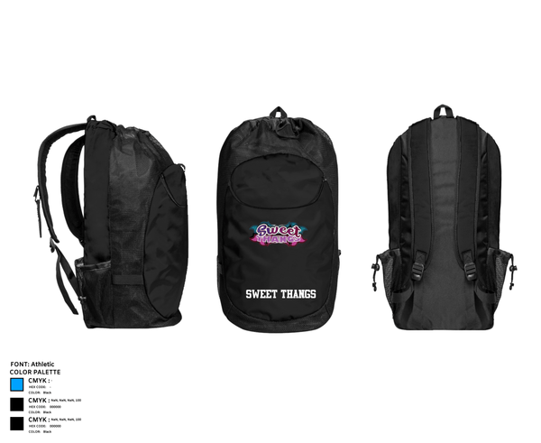 Gear Bag, Sweet Thangs, , Teamtime, Team time, sublimation, custom sports apparel, team uniforms, spirit wear, spiritwear, sports uniforms, custom shirts, team store, custom team store, fundraiser sports, apparel fundraiser