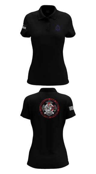 Womens Short Sleeve Performance Polo, GFR Station 3, Fire Department, Teamtime, Team time, sublimation, custom sports apparel, team uniforms, spirit wear, spiritwear, sports uniforms, custom shirts, team store, custom team store, fundraiser sports, apparel fundraiser