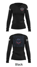 Muscle Maker Academy 31935817 Women's Long Sleeve V-neck Shirt -1 35