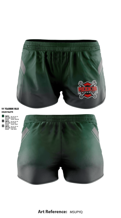 Peeks Performance 2547654 Women's Shorts - 1