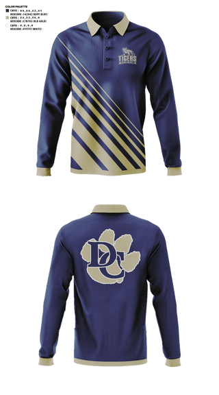 Long Sleeve Performance Polo, Douglas County High School Golf, Golf, Teamtime, Team time, sublimation, custom sports apparel, team uniforms, spirit wear, spiritwear, sports uniforms, custom shirts, team store, custom team store, fundraiser sports, apparel fundraiser