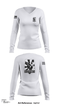 Dead Rabbits 44985647 Women's Long Sleeve V-neck Shirt - 103