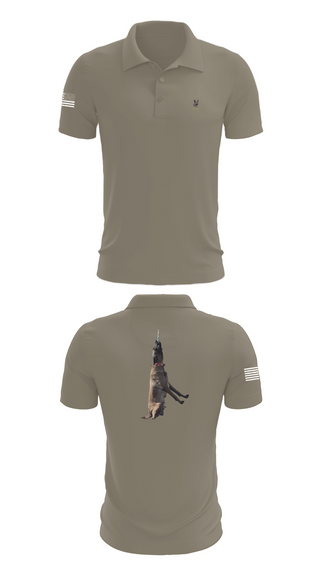 Short Sleeve Performance Polo, Mals K9, Army, Teamtime, Team time, sublimation, custom sports apparel, team uniforms, spirit wear, spiritwear, sports uniforms, custom shirts, team store, custom team store, fundraiser sports, apparel fundraiser