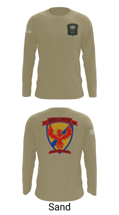 B-Co 122 ASB 42840392 Long Sleeve Performance Shirt - 86